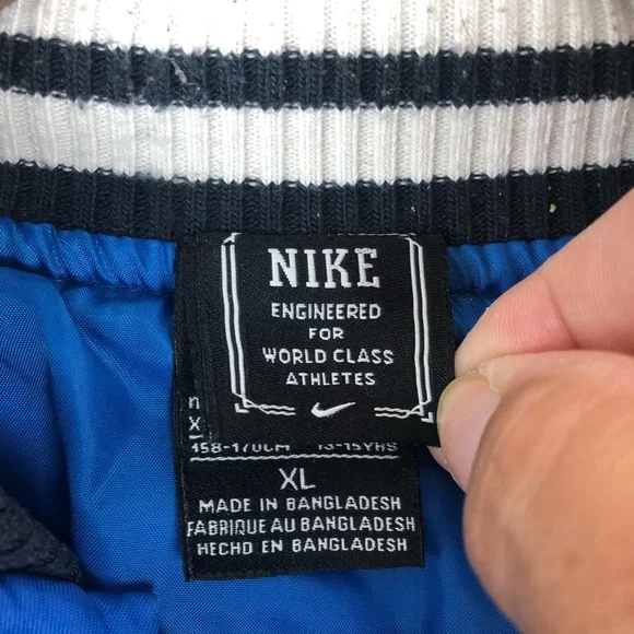 NIKE Athletic Blue Varsity Puffer Jacket Youth XL - Picture 5 of 12